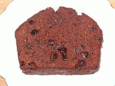 ラムレーズンチョコレートケーキの写真