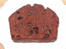 ラムレーズンチョコレートケーキの画像