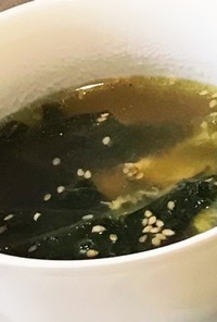 小松菜と卵のスープ☆