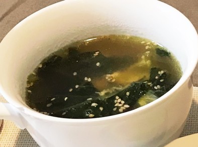 小松菜と卵のスープ☆の写真