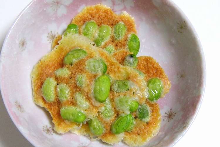 枝豆チーズせんべい レシピ 作り方 By 美々 彡 クックパッド 簡単おいしいみんなのレシピが352万品