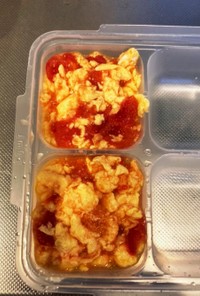 【離乳食後期】トマトと卵のソテー