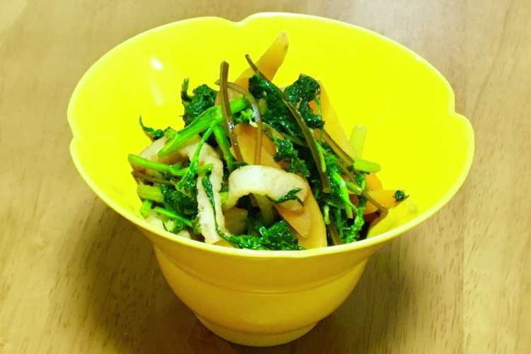 とっても美味しい 人参の間引き菜の煮物 レシピ 作り方 By たつえばあば クックパッド 簡単おいしいみんなのレシピが375万品