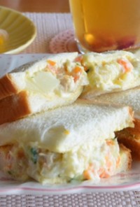 朝食♡ランチ♡優しいポテサラサンドイッチ