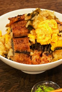うなぎと高菜と卵の混ぜご飯〜何食べ#23