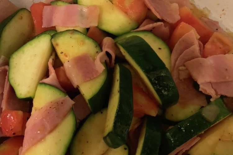 ズッキーニ ベーコン トマト レシピ 作り方 By みどきみ クックパッド 簡単おいしいみんなのレシピが360万品