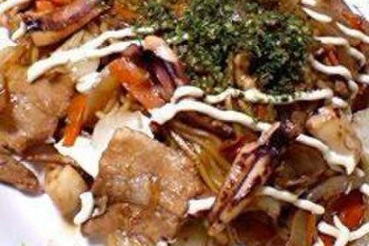 お店のような本格的中華麺ソース焼きそば レシピ 作り方 By ゆちめちゃん クックパッド