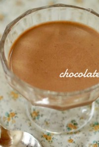 チョコレートムース。~ゼラチン使用~
