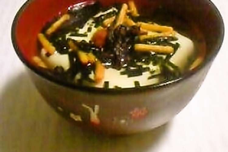 夜食やダイエットにヘルシー豆腐お茶漬け レシピ 作り方 By Misiro クックパッド 簡単おいしいみんなのレシピが358万品
