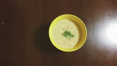 オニオングラタンスープ風オートミール粥の写真