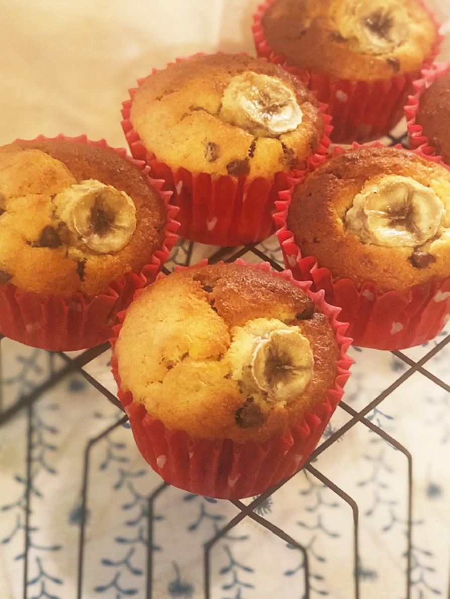 バナナとブルーベリーのマフィン レシピ