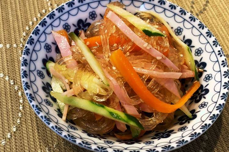 簡単 切って茹でるだけ 春雨サラダ レシピ 作り方 By Ma Mi Mama クックパッド 簡単おいしいみんなのレシピが375万品
