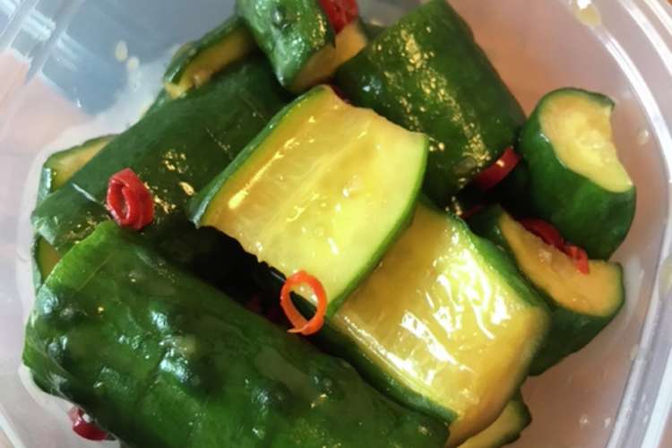 きゅうりの韓国風漬物 レシピ 作り方 By dayo クックパッド 簡単おいしいみんなのレシピが361万品