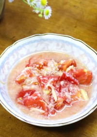 トマトと生姜の酢の物
