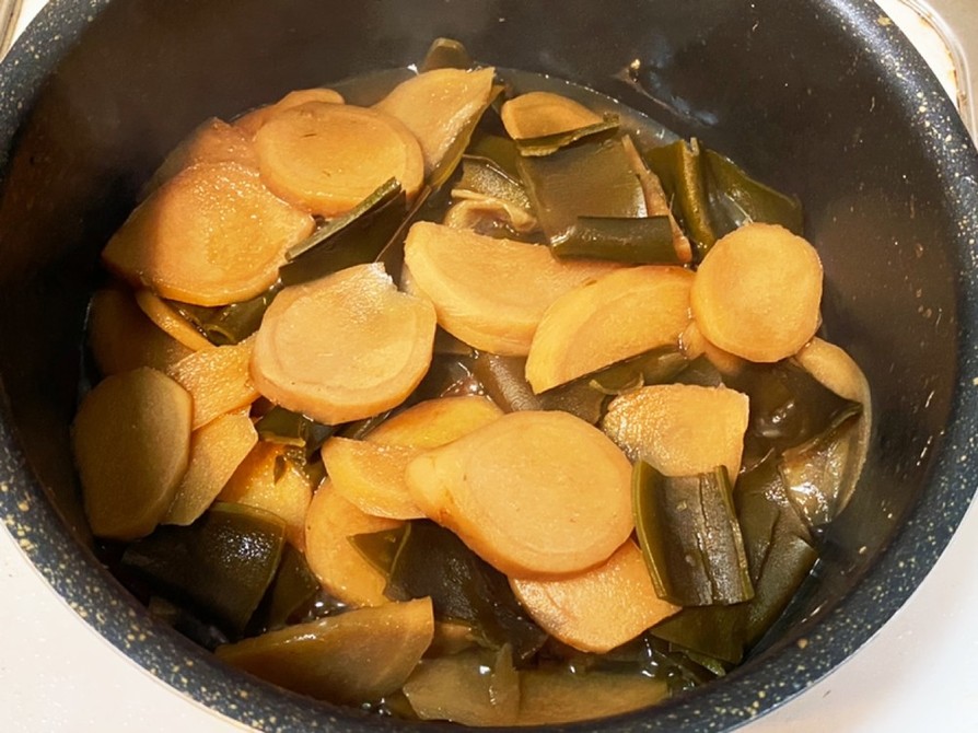 生姜と昆布の煮物の画像