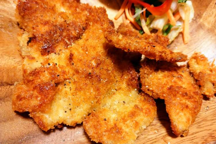 衣付け簡単 失敗しない揚げ焼き法 胸肉でカリカリチキンカツ By すがたなみ 菅田奈海 レシピサイト Nadia ナディア プロの料理家のおいしいレシピ