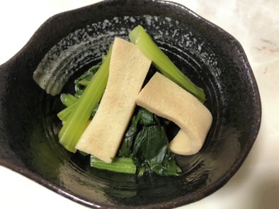 小松菜と高野豆腐のサッと炒め☆の写真