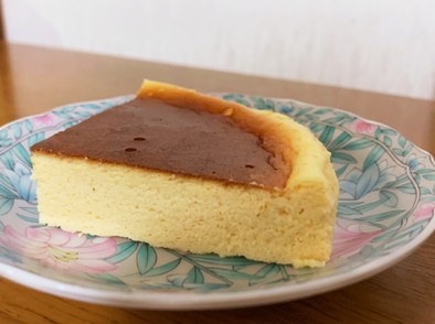 糖質制限中の簡単チーズケーキの写真