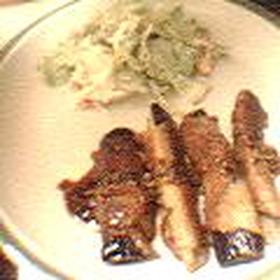 茄子の肉巻き