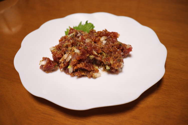 鰹のなめろう レシピ 作り方 By のんべぇあき丸 クックパッド 簡単おいしいみんなのレシピが361万品