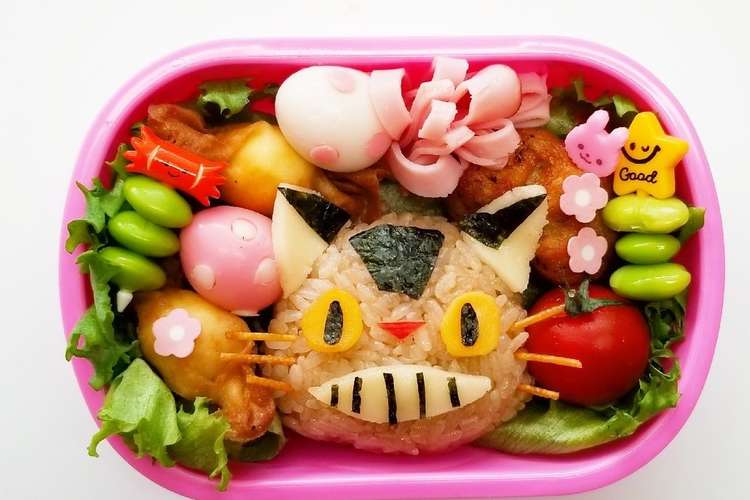 トトロ ネコバス キャラ弁 お弁当 レシピ 作り方 By Kechon1210 クックパッド 簡単おいしいみんなのレシピが376万品