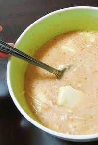 豆腐の豆乳キムチスープ