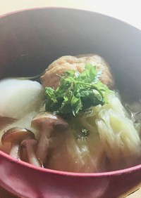 マクロビ＊季節お野菜たっぷり味噌スープ