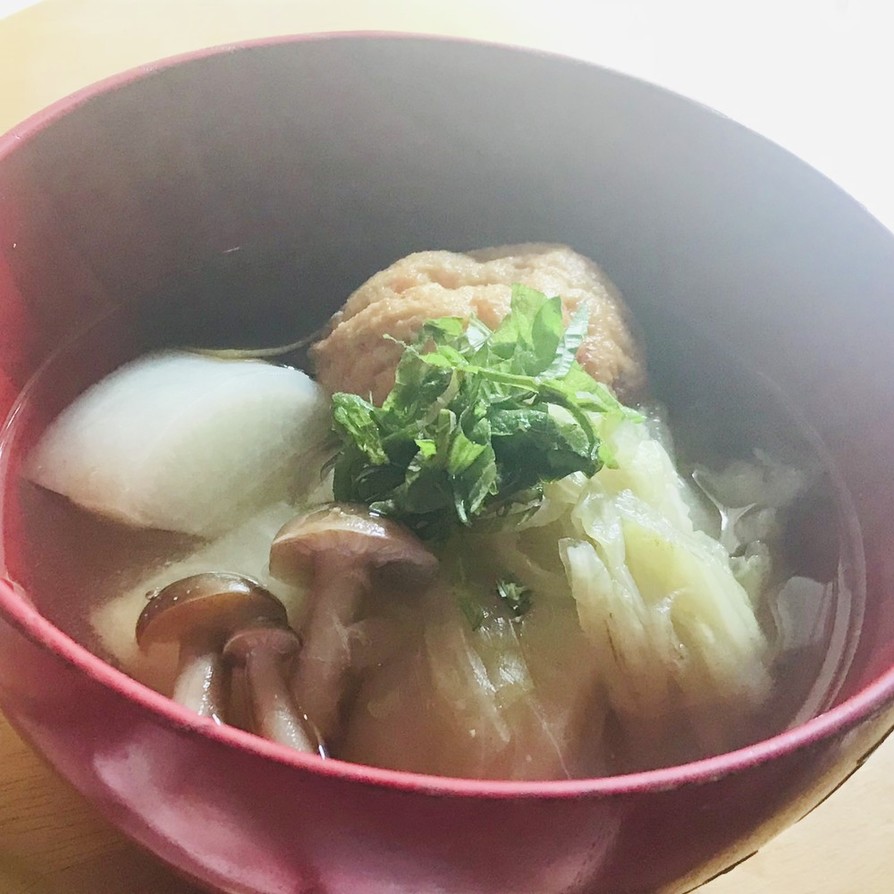 マクロビ＊季節お野菜たっぷり味噌スープ
