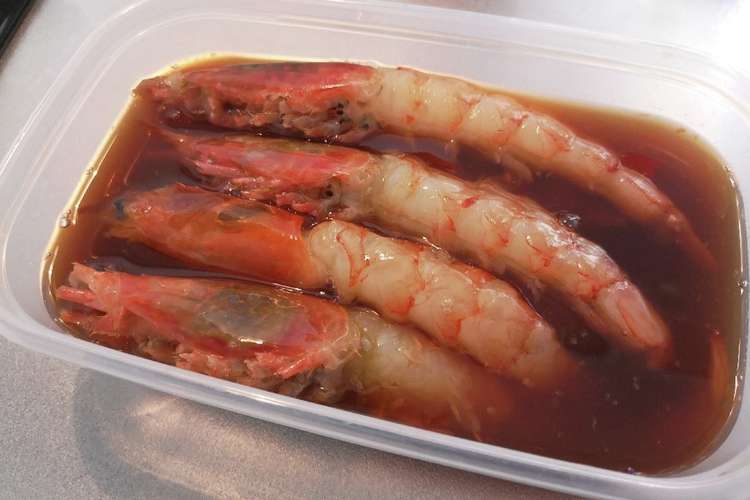 おつまみに コストコ赤海老で紹興酒漬け レシピ 作り方 By りんまー クックパッド 簡単おいしいみんなのレシピが366万品