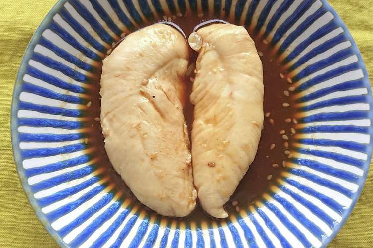 レンジで３分簡単 ささみの焼肉のたれ蒸し レシピ 作り方 By おなかがぺこりん クックパッド 簡単おいしいみんなのレシピが367万品