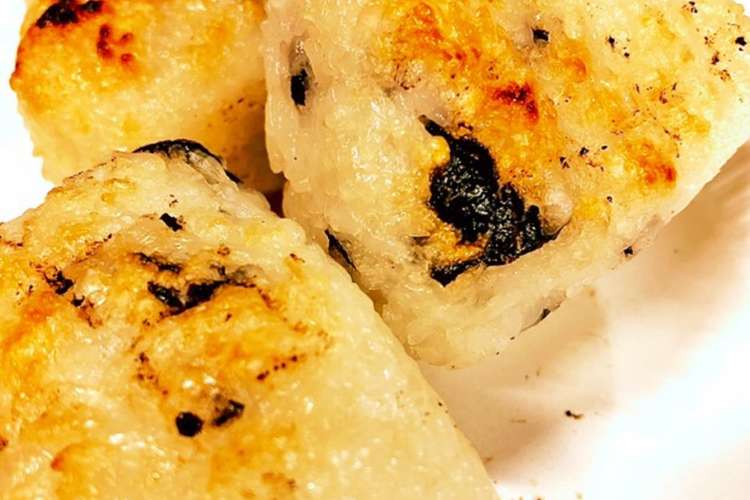 qに最適 ごま油と塩で焼きおにぎり レシピ 作り方 By ふちコロ クックパッド 簡単おいしいみんなのレシピが356万品