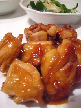 柚子茶とコチユジャンで✿鶏の甘辛照り煮