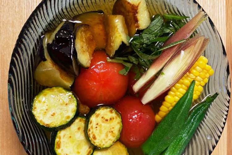 夏野菜の揚げ浸し レシピ・作り方 By Hisapeach 【クックパッド】 簡単おいしいみんなのレシピが363万品