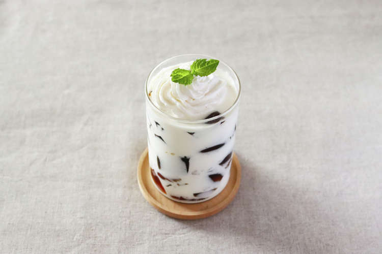 おうちでカフェ気分 珈琲ゼリードリンク レシピ 作り方 By Komerco クックパッド 簡単おいしいみんなのレシピが357万品