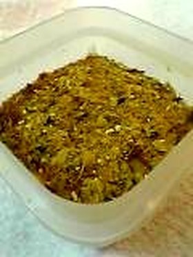 ダシで使った出がらしかつおぶし復活!レンジで簡単ふりかけ♪