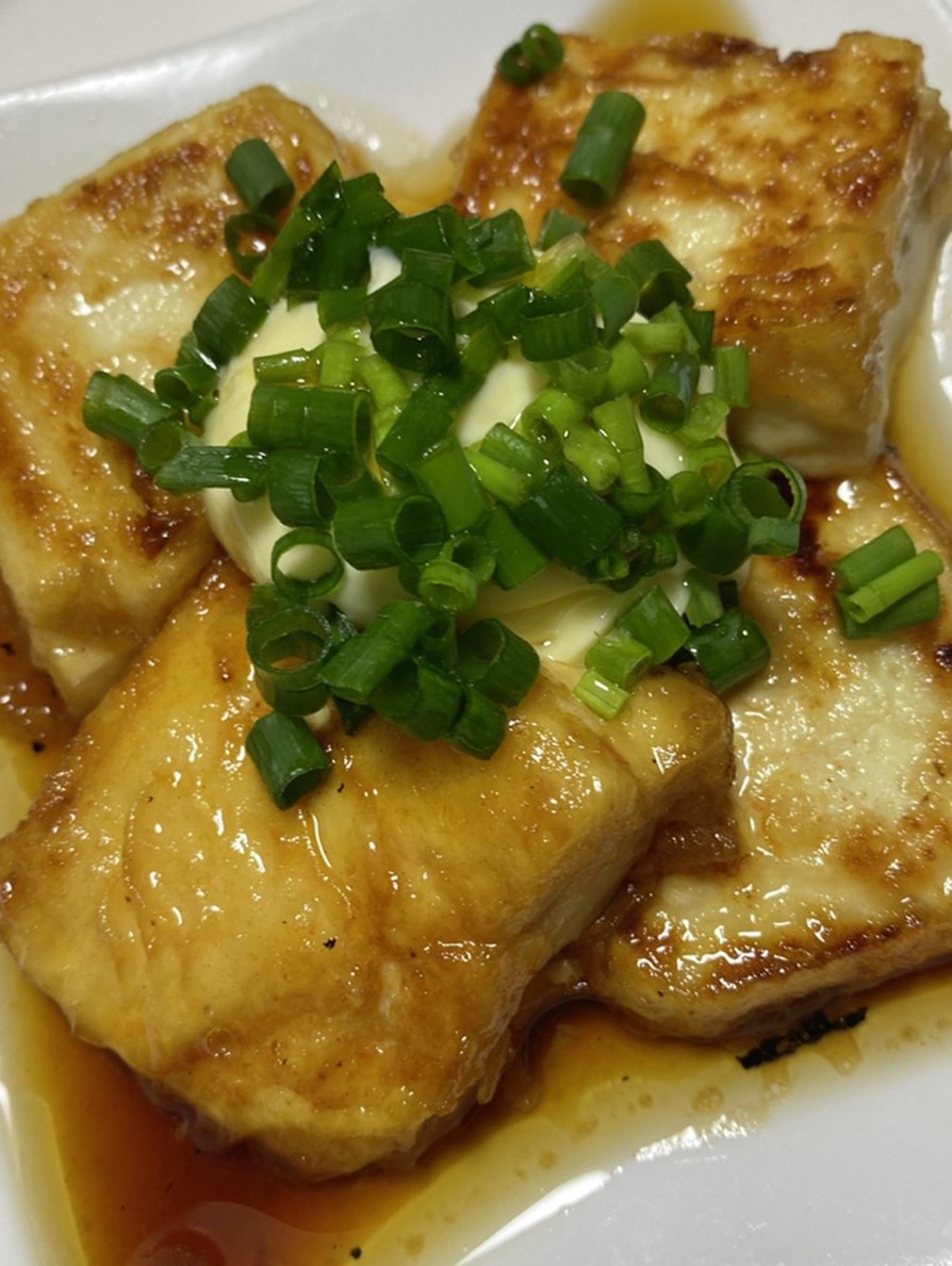 豆腐ステーキ★ネギマヨごま油 の画像