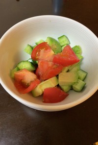 簡単夏野菜サラダ