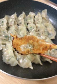 小松菜と椎茸❤️餃子