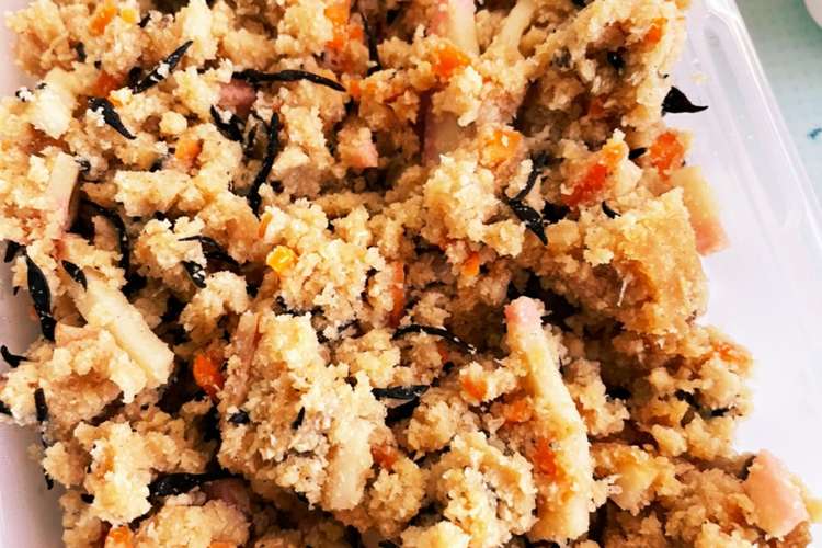 ご飯のおかずになる卯の花 レシピ 作り方 By Kozu1027 クックパッド 簡単おいしいみんなのレシピが370万品