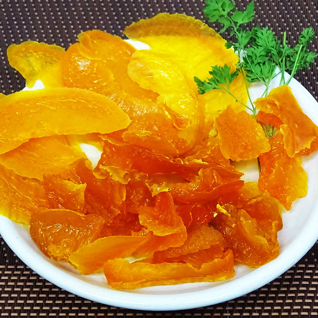 缶詰黄桃のドライフルーツの作り方の画像