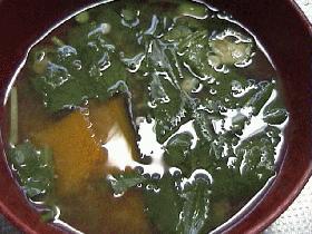 モロヘイヤを食べよう!(味噌汁編)