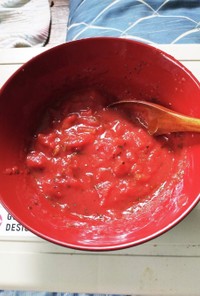トマト缶でインスタント・トマトスープ