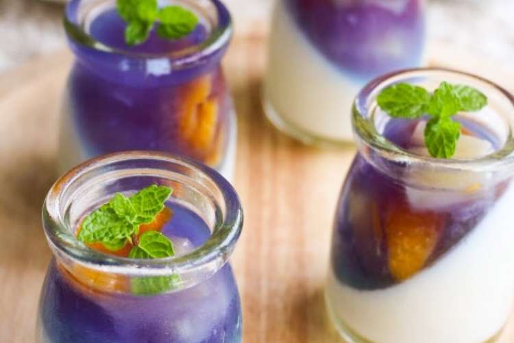 バタフライピーとミルクの フルーツゼリー レシピ 作り方 By Maron クックパッド 簡単おいしいみんなのレシピが359万品