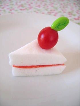 お弁当用❤なんちゃってショートケーキ♫