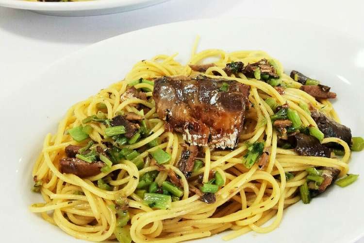 いわし缶 醤油煮 1食60円パスタ レシピ 作り方 By ぽぺと クックパッド 簡単おいしいみんなのレシピが374万品