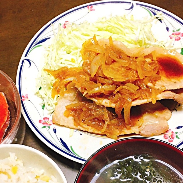 和食の定番！豚肉の生姜焼きの画像