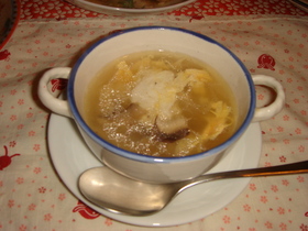 鳥皮スープ