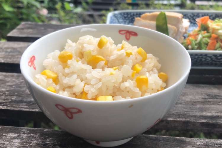 簡単 夏のごはん とうもろこしごはん レシピ 作り方 By ごまたま日和 クックパッド 簡単おいしいみんなのレシピが372万品