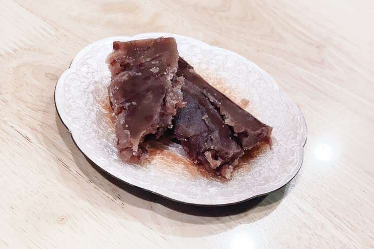 あまったあんこで羊羹 保存容器で レシピ 作り方 By Tiara クックパッド 簡単おいしいみんなのレシピが360万品