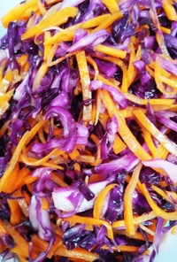 簡単♪おしゃれに♪紫キャベツのサラダ